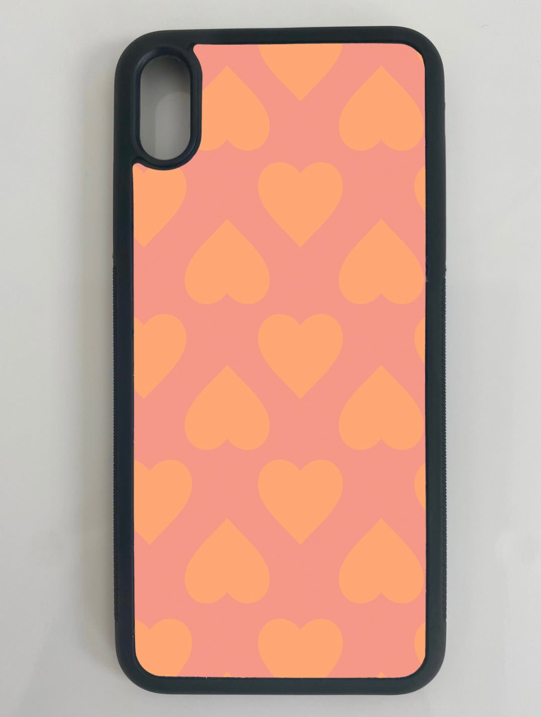 Orange and Pink Hearts Phone Case