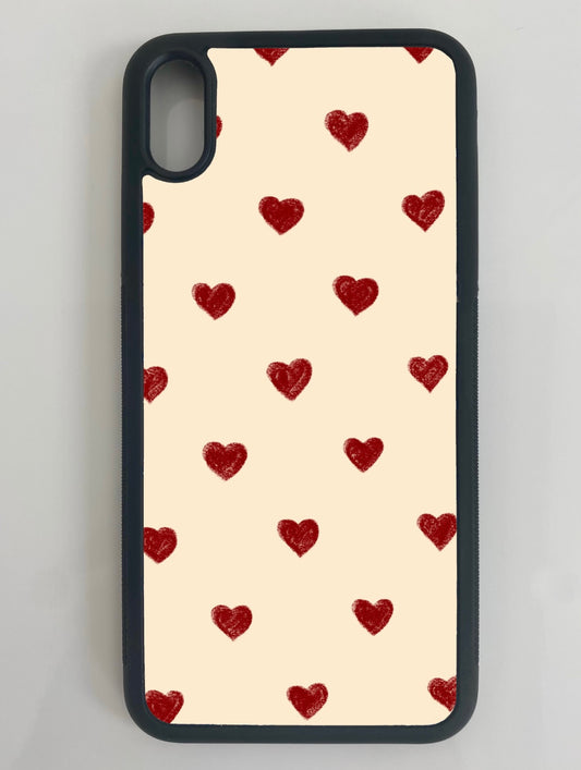 Red Hearts Phone Case