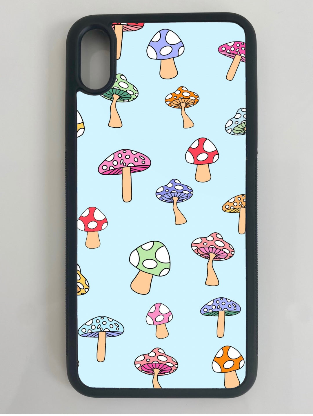 Blue Dancing Mushrooms Phone Case