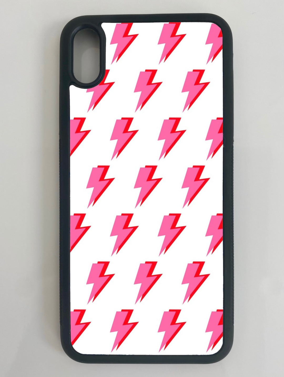 Pink Shadow Lightning Bolt Phone Case